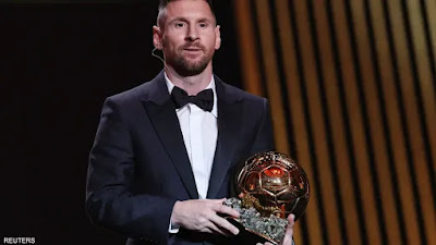 ميسي يفوز بجائزة الكرة الذهبية لأفضل لاعب في العالم
